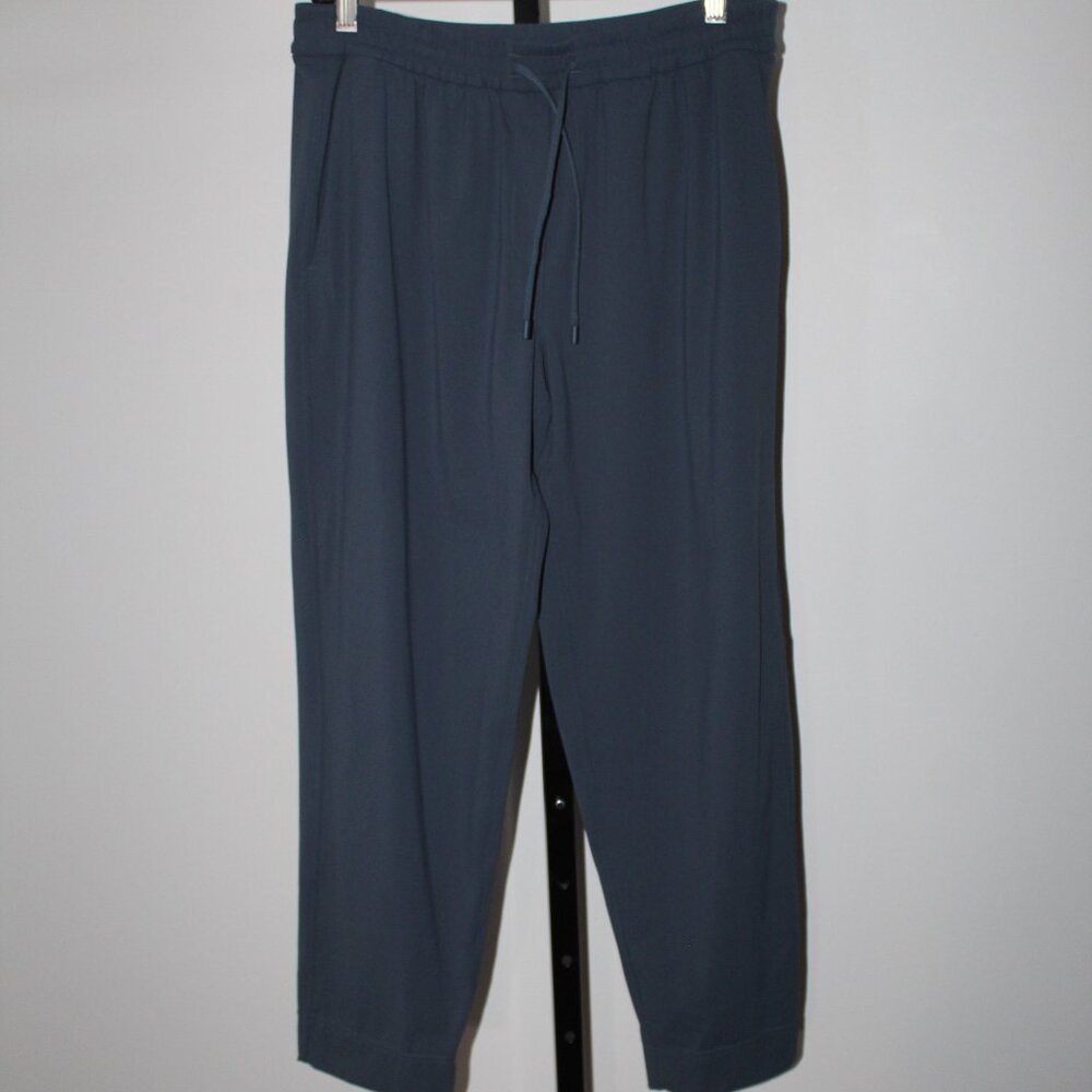 NWOT Lululemon Drawstring Straight Leg Pull On Pants Blue